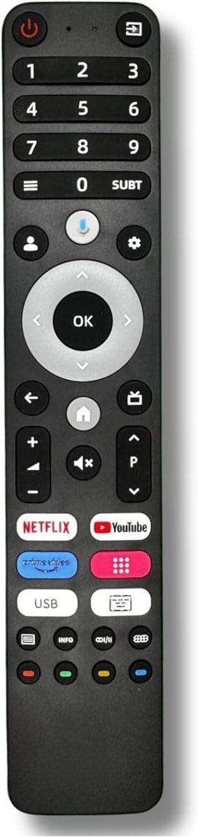Universele Afstandsbediening voor Diverse Smart TV's (Vervangend Model)