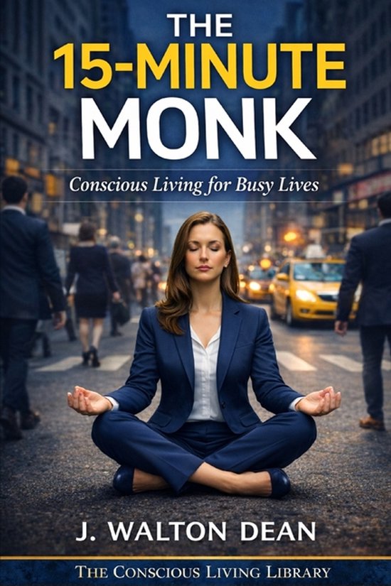 The Conscious Living Library-The 15-Minute Monk - cover