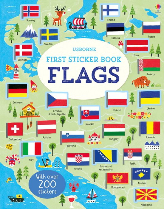 First Sticker Book Flags First Sticker Books - cover