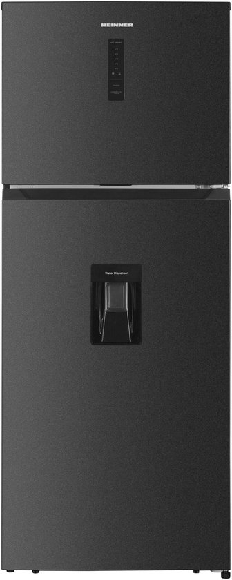 Heinner HF-HM413NFDXWDE++ 413L dubbeldeurs koelkast No Frost waterdispenser inverter LED touch display