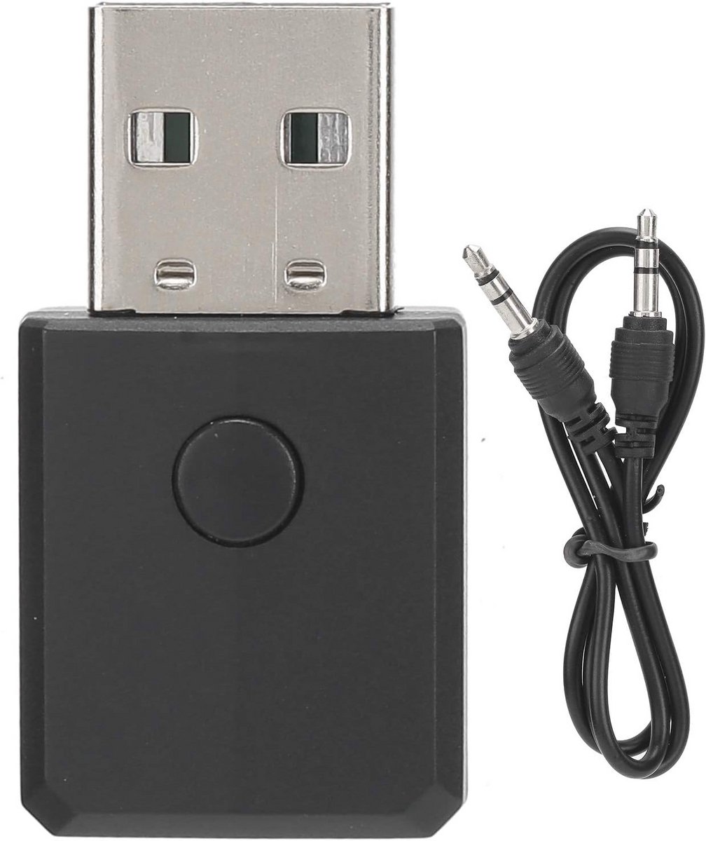 Bluetooth Audio Adapter Ontvanger en Zender USB 5.0 voor Thuis en Auto