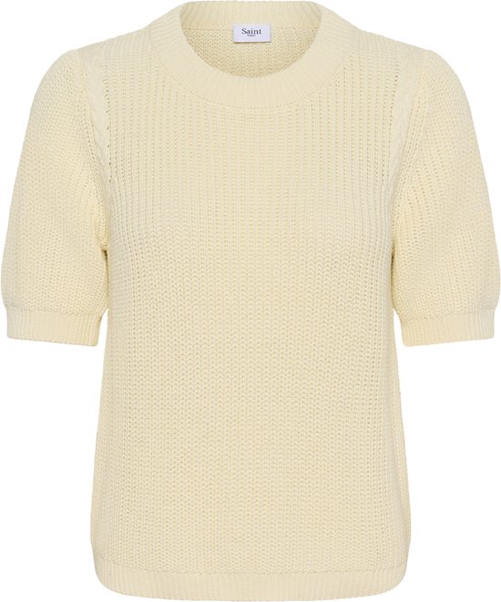 Saint Tropez PiliaSZ SS Pullover Dames Trui - Creme