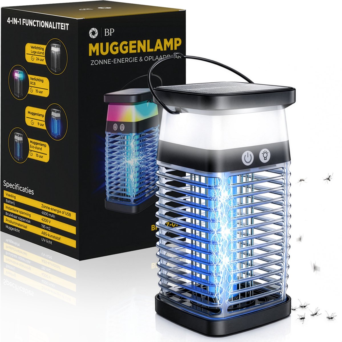 BP Muggenlamp op zonne-energie