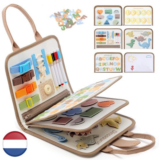 Montessori Activiteiten Boek - Nederlandstalige Busy Board