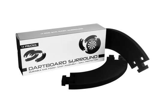 Longfield Darts - Surround in 4 delen - zwart van Longfield — afbeelding 3
