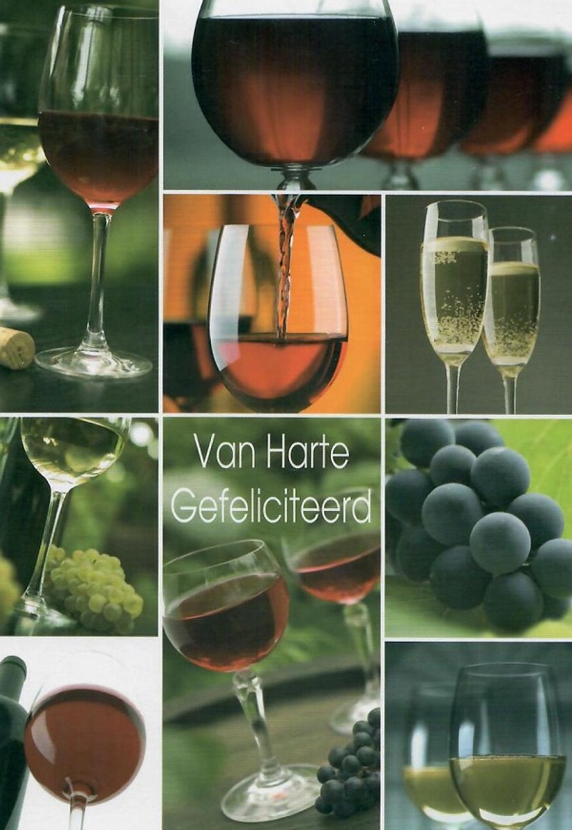 Van harte gefeliciteerd! Een bijzondere kaart te gebruiken voor diverse gelegenheden, huwelijk, jubileum, verjaardag en nog veel meer. Leuk om zo te geven of om bij een cadeau te voegen. Een dubbele wenskaart inclusief envelop en in folie verpakt.