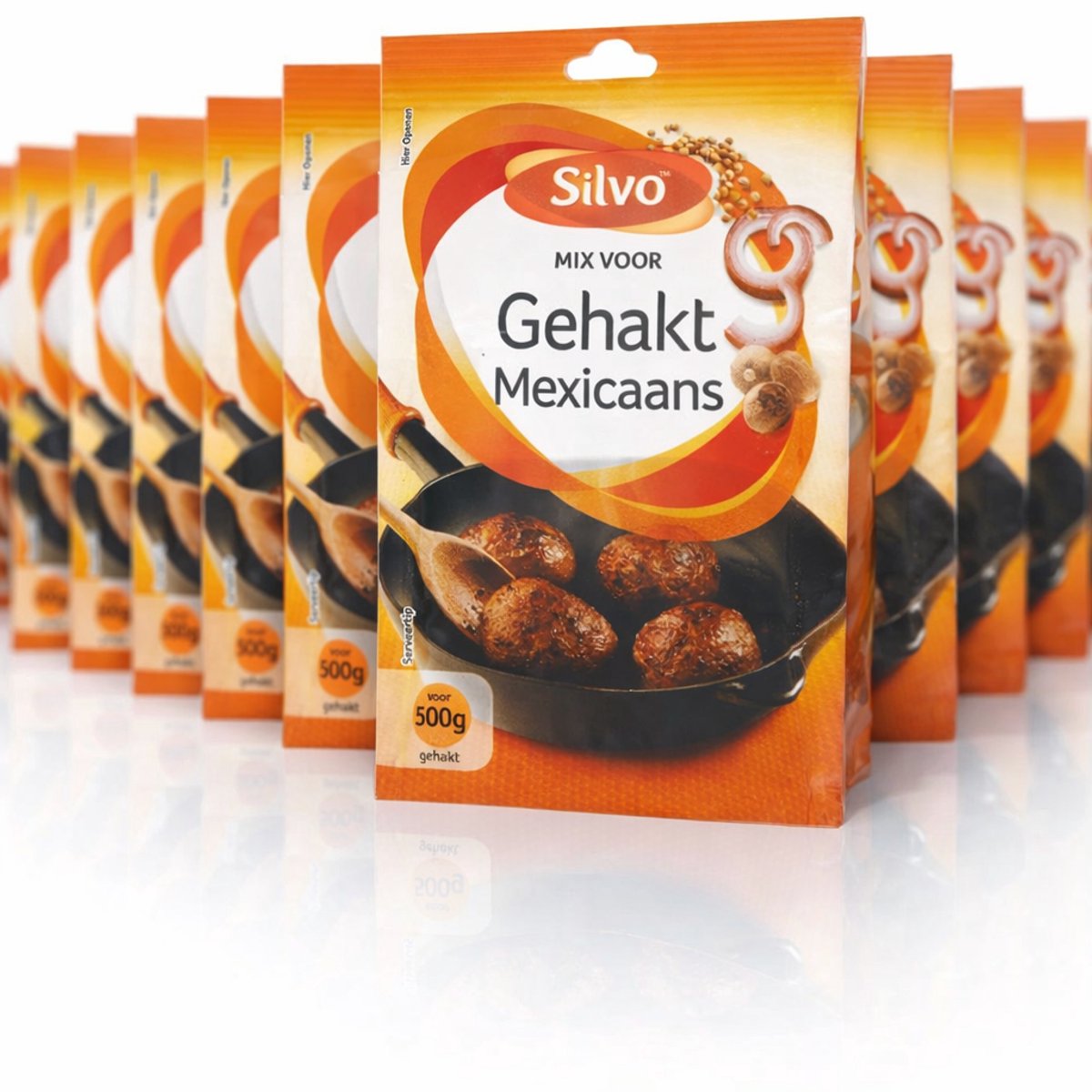 Silvo® | 10 x Mix Gehakt Mexicaans 40 gram | gehaktkruiden | multipack