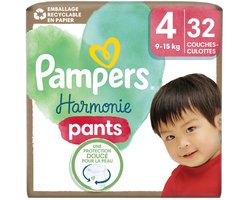 Pampers harmonie luierbroekjes maat 4 (9-15kg) 32st