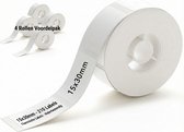 Niimbot Labels - Etiketten - Voor D11(H) en D110(M) - 15 x 30 mm - 210 vellen - Wit - Voordeelverpakking van 4 stuks