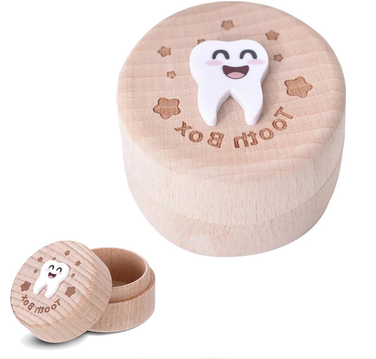 Tandendoos voor melktanden, geschikt voor kinderverjaardag en babyshower