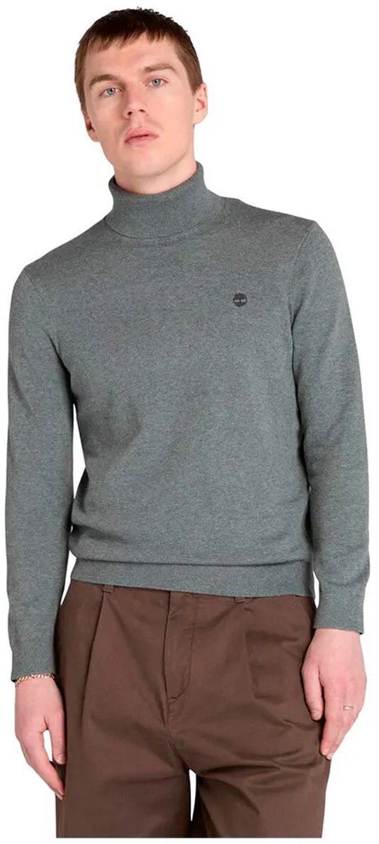 Timberland Williams River Turtle Neck Cotton Trui 3XL Man Grijs