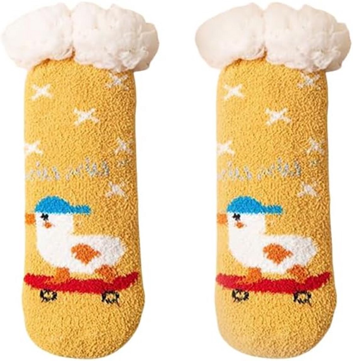 Warme Wintersokken Baby en Peuter met Antislip Zolen | Dikke Vloersokken voor Meisjes en Jongens