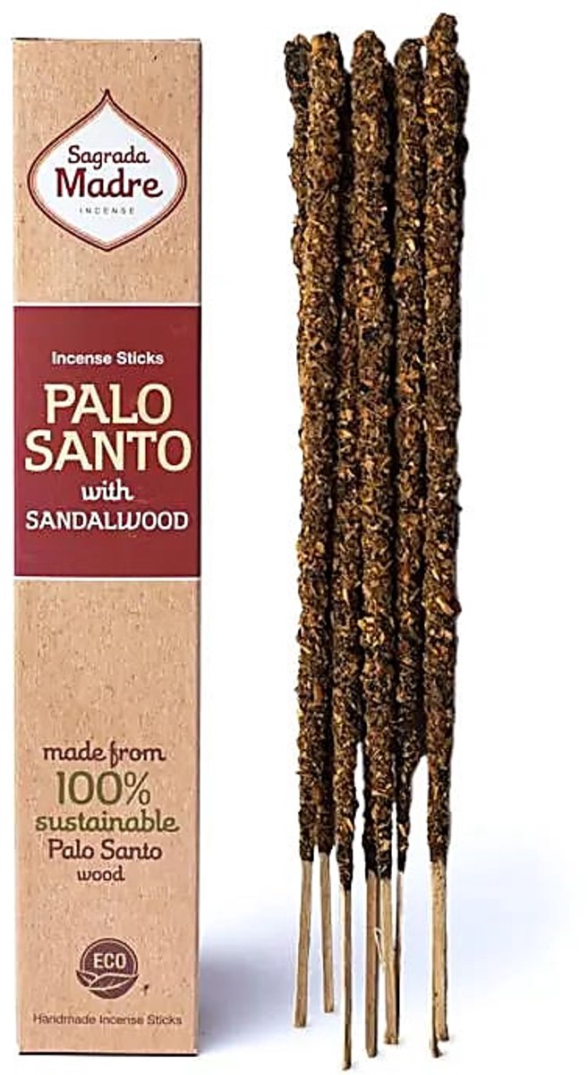Sagrada madre - palo santo - sandelhout - wierook - wierookstokjes - 1 doosje