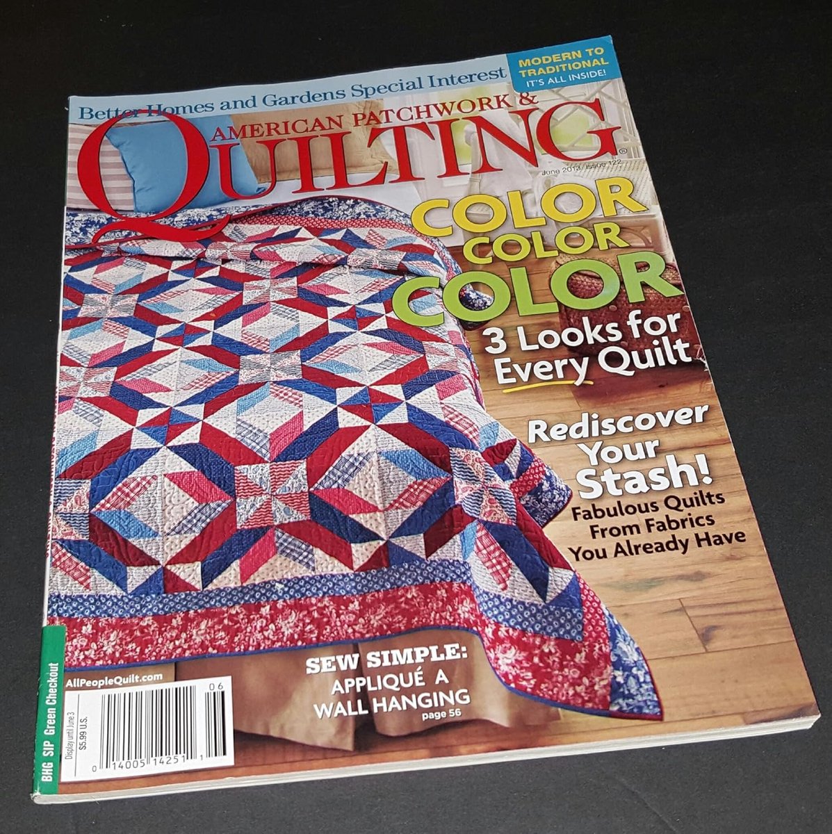 Quiltpatronen Tijdschrift Juni 2013 - Patchwork & Quilting Magazine