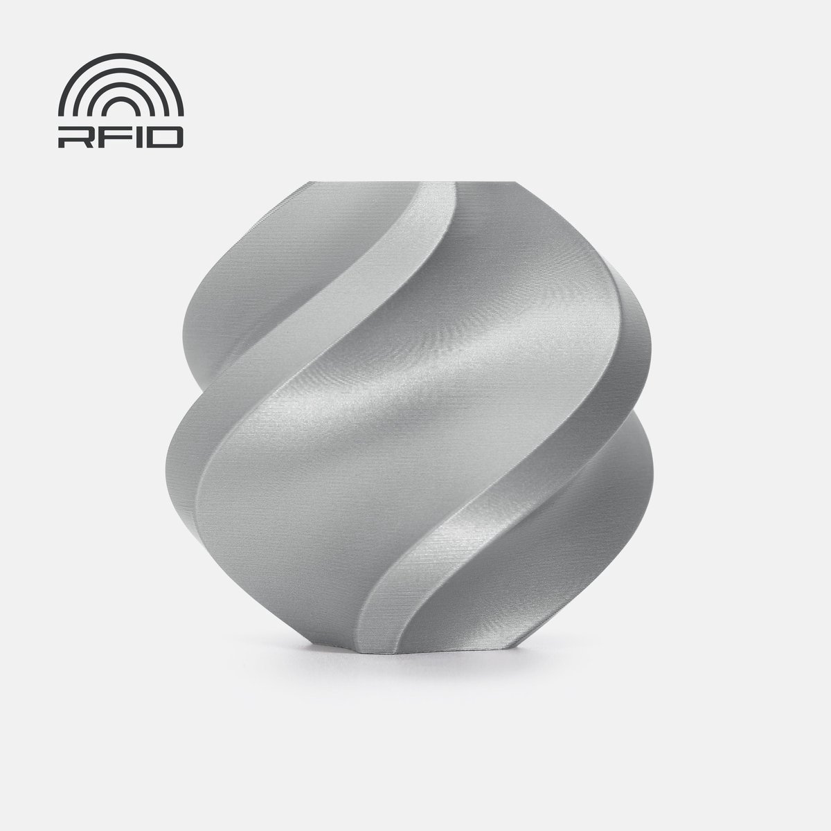Bambu Lab - PLA Basic 1.75mm Filament – 1kg – silver (zilver) - zonder spoel