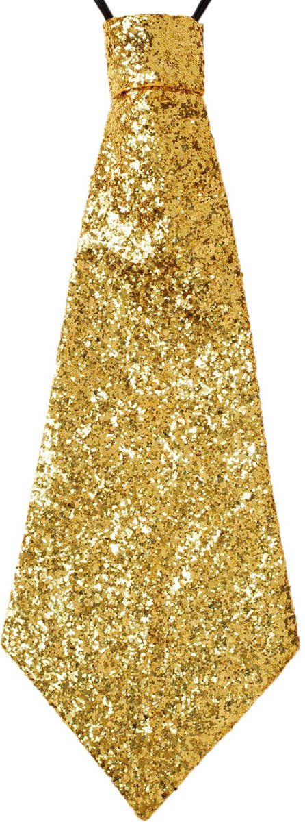 Gouden glitter stropdas