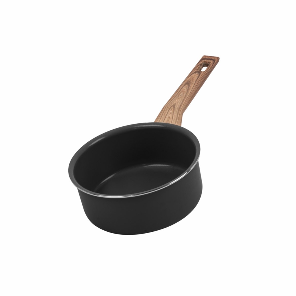 JENS LIVING - Steelpan gerecycled aluminium zwart 16 cm