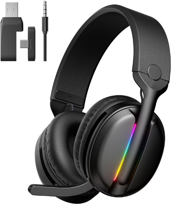 Core® Game headset draadloos - Headset - Game headset - Gaming headsets - Zwart - ‎22x 19x 10cm; 360 g