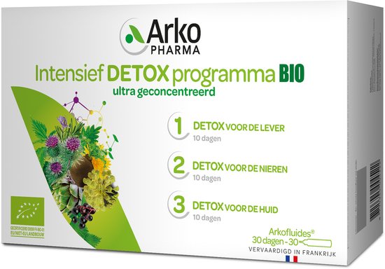 arkofluids Intensief detox programma bio drinkampullen - Scal 84957