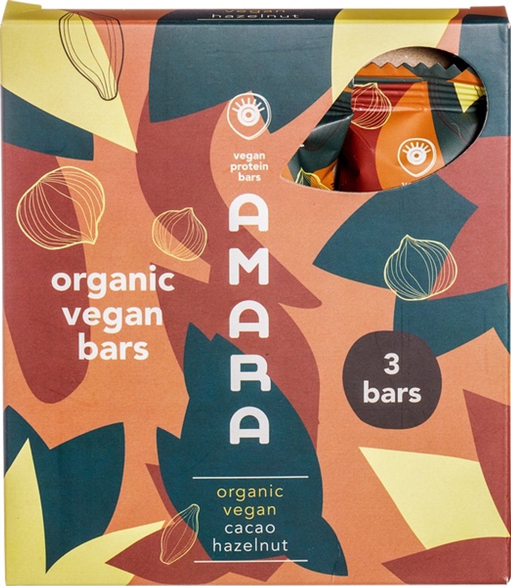 ORGANIC VEGAN COCOA HAZELNUT PROTEIN BARS