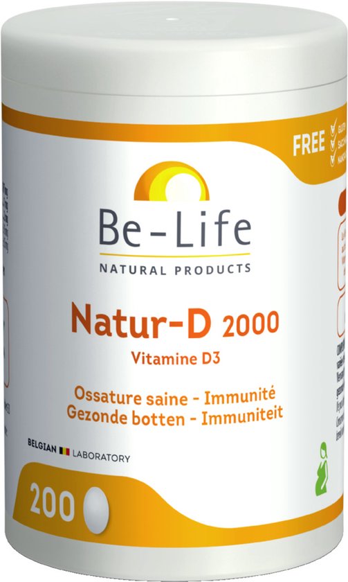 Be-Life Natur-D 2000 200 Capsules