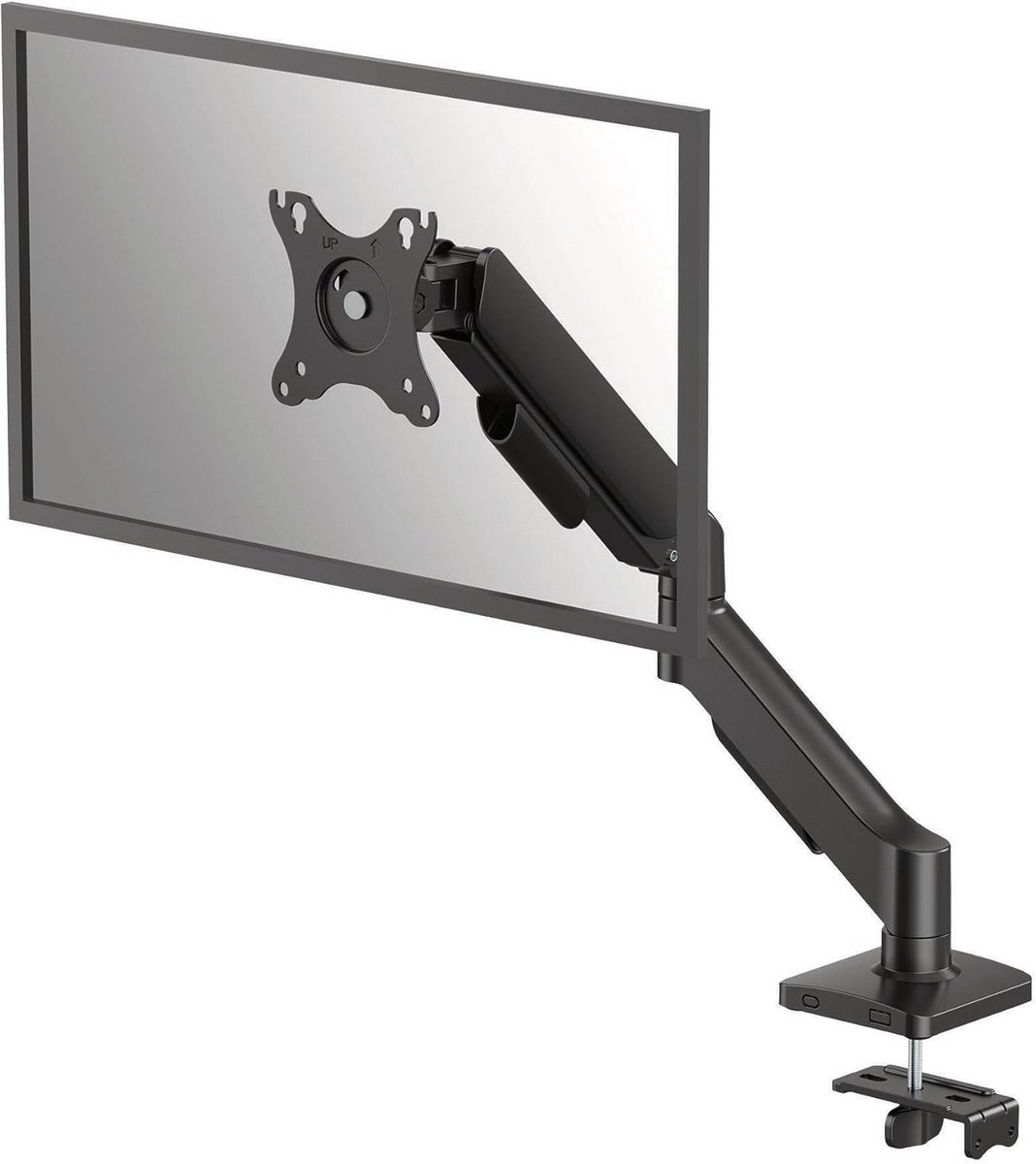 Monitorarm met Gasveer voor Eén Scherm tot 32 Inch - Volledig Verstelbaar