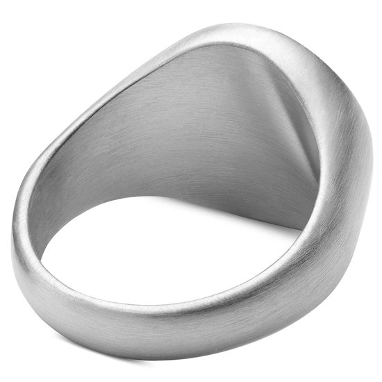 Chevalier rose des vents en acier chirurgical argenté