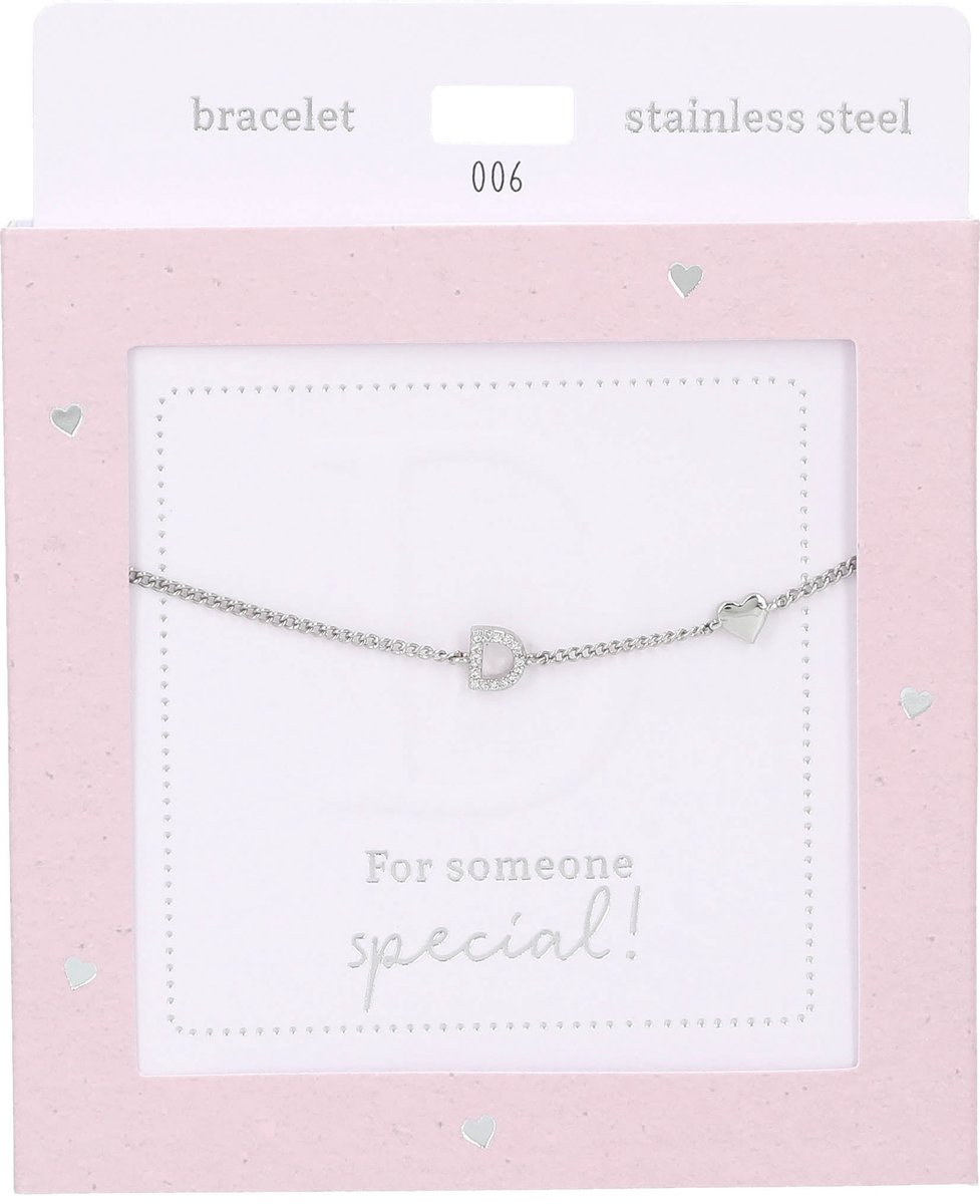 Depesche - Armband "Heart of Gold" - mot. 006 - D - silver