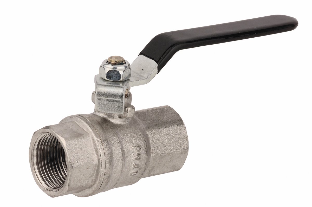 KIRCHHOFF kogelkraan, 1 1/4"BI, DIN-schroefdraad