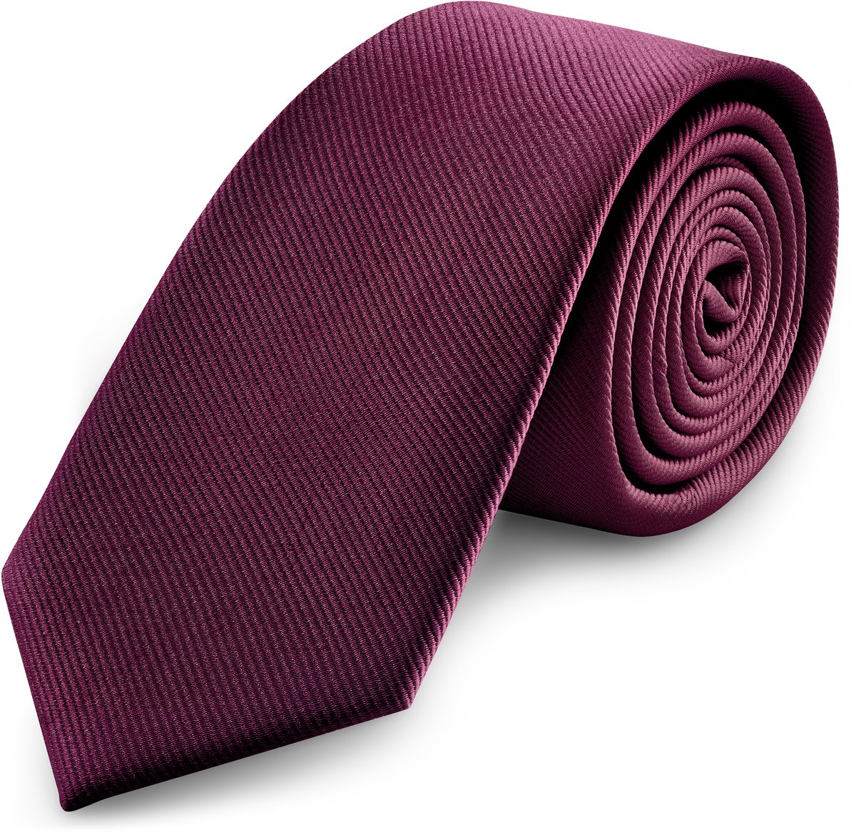 Karmozijnrode Grosgrain Stropdas van 8 cm