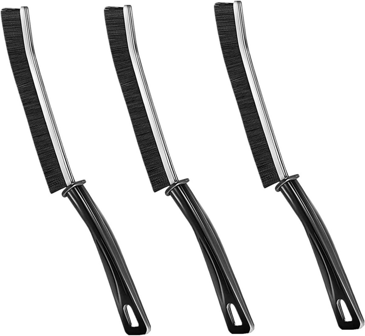 Set van 3 Smalle Reinigingsborstels voor Kieren en Groeven