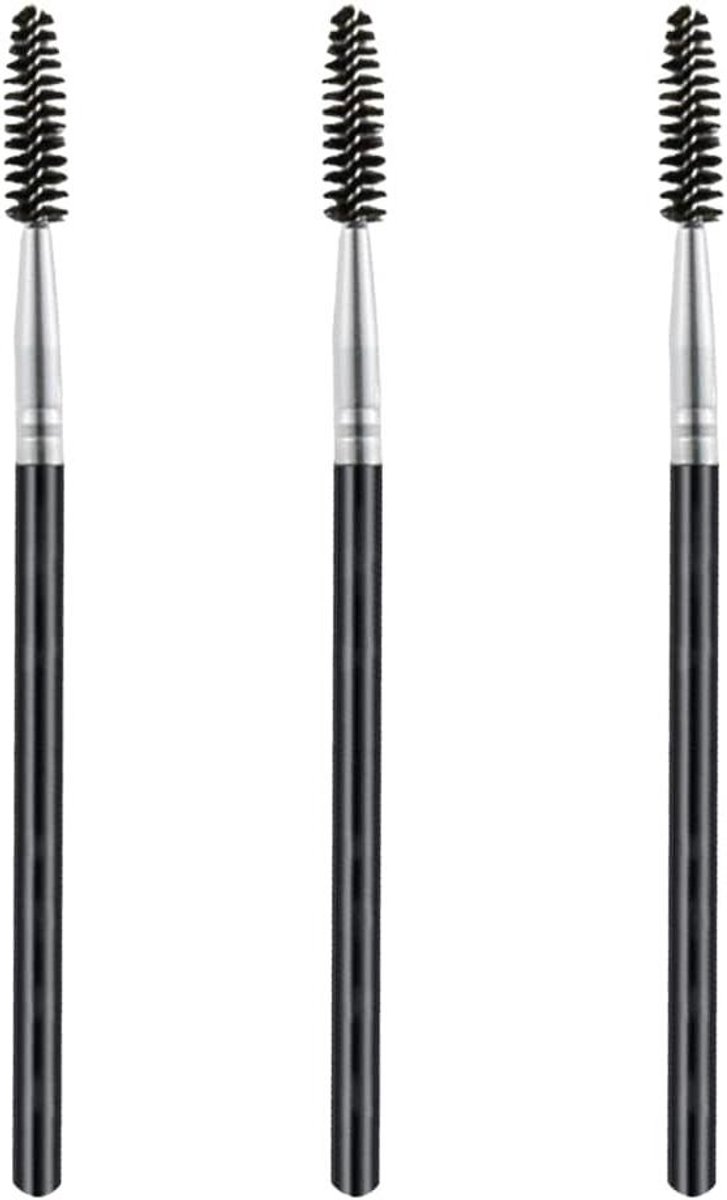 3-delige Set Wenkbrauw- en Wimperborstels voor Precieze Make-up Applicatie