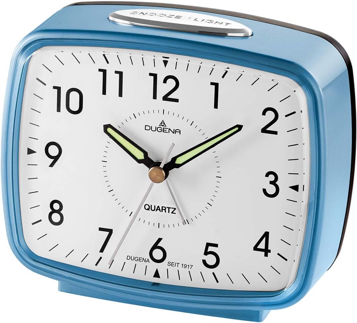 Stille Analoge Wekker met Sluipende Seconde en Snooze Functie