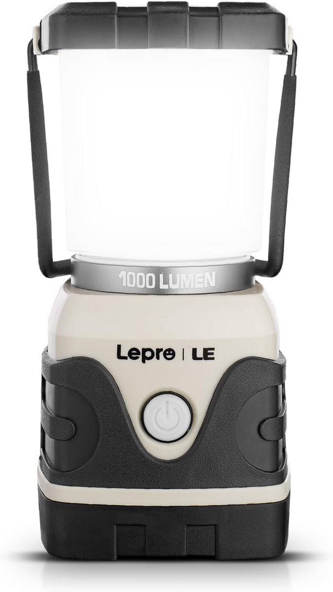 Dimbare LED Camping Lantaarn 1000LM - Waterdicht Campinglicht op Batterijen voor Noodgevallen en Buitenactiviteiten