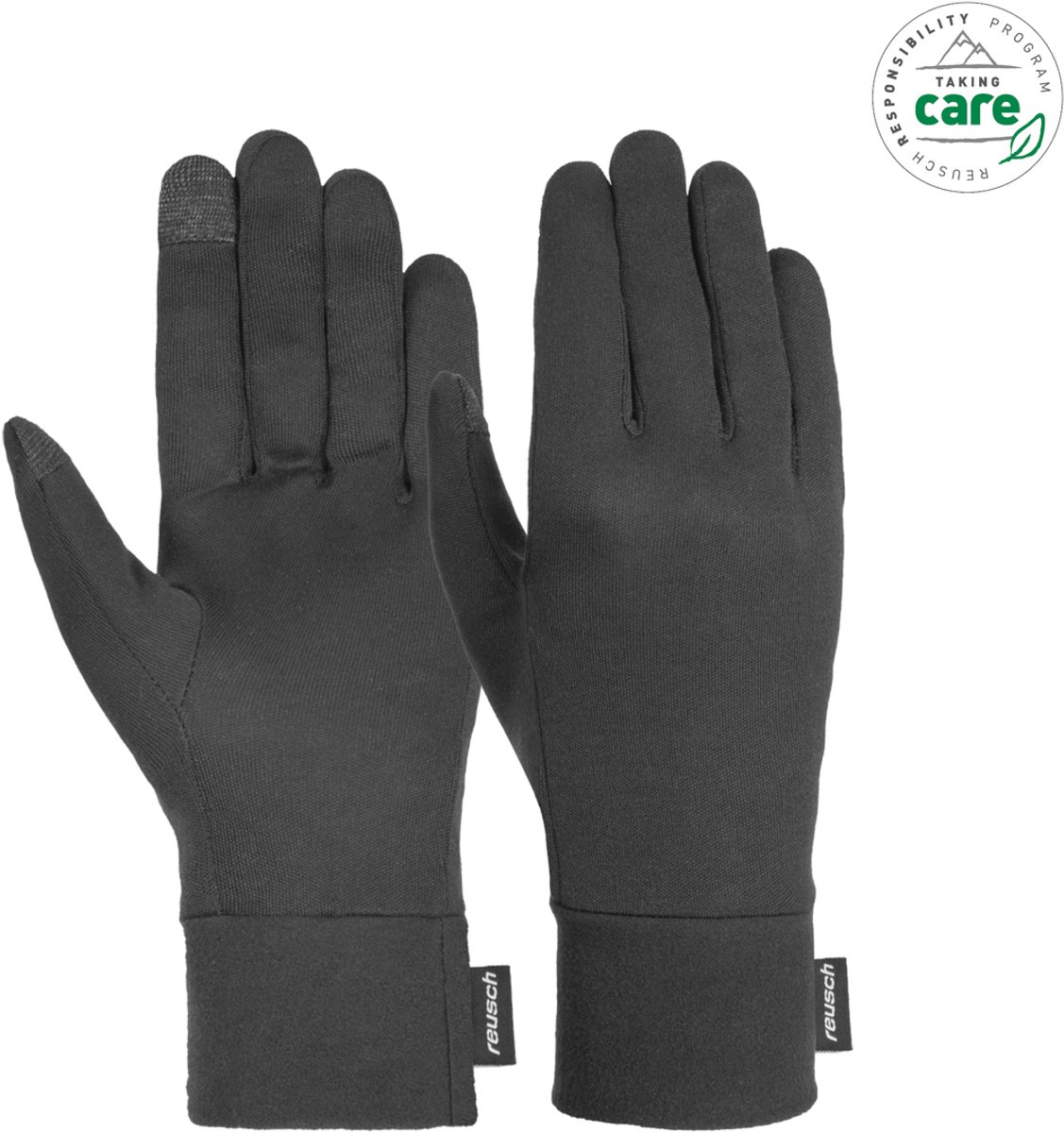 Reusch Silk Liner Touch-Tec onderhandschoenen – unisex Zwart