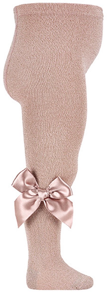 Cóndor Maillot Lurex/Glitter Satijnen Strik | 3329/1 | Old Rose/Roze (544) | 27-31 | maat 6
