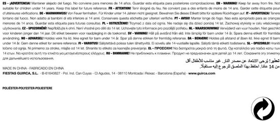 Fiestas Guirca - Chemin de Table Halloween Crânes (180 x 35cm)