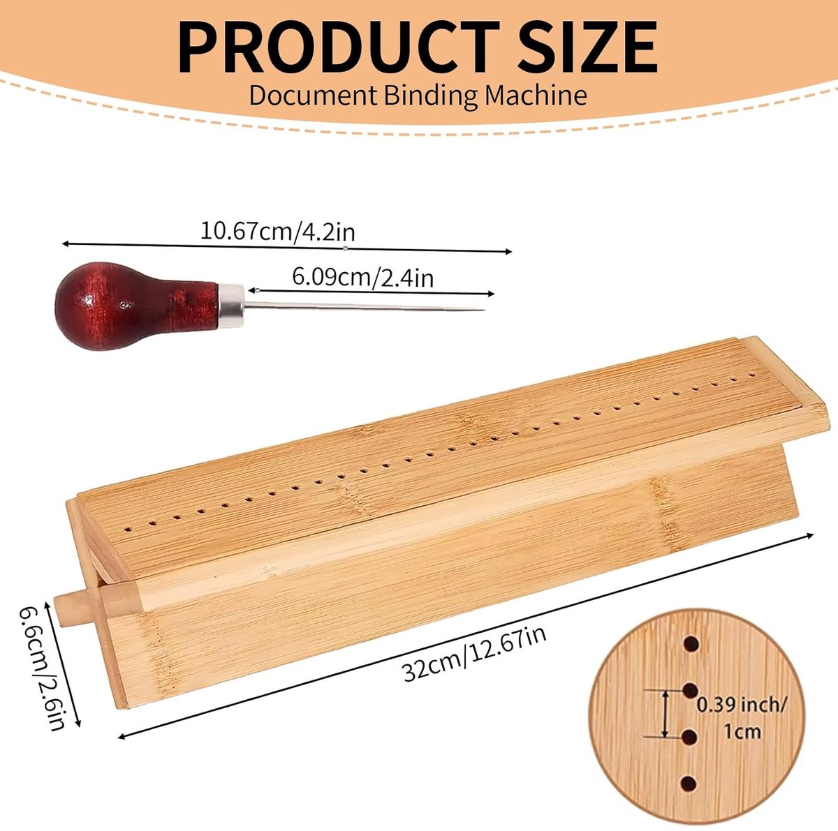 Boekbind Gereedschap - Inbindmachine - Gereedschap - Boekbindgereedschap - voor Boekbinding en DIY Ambachten - Handgemaakte boeken maken - 32cm thumbnail 4