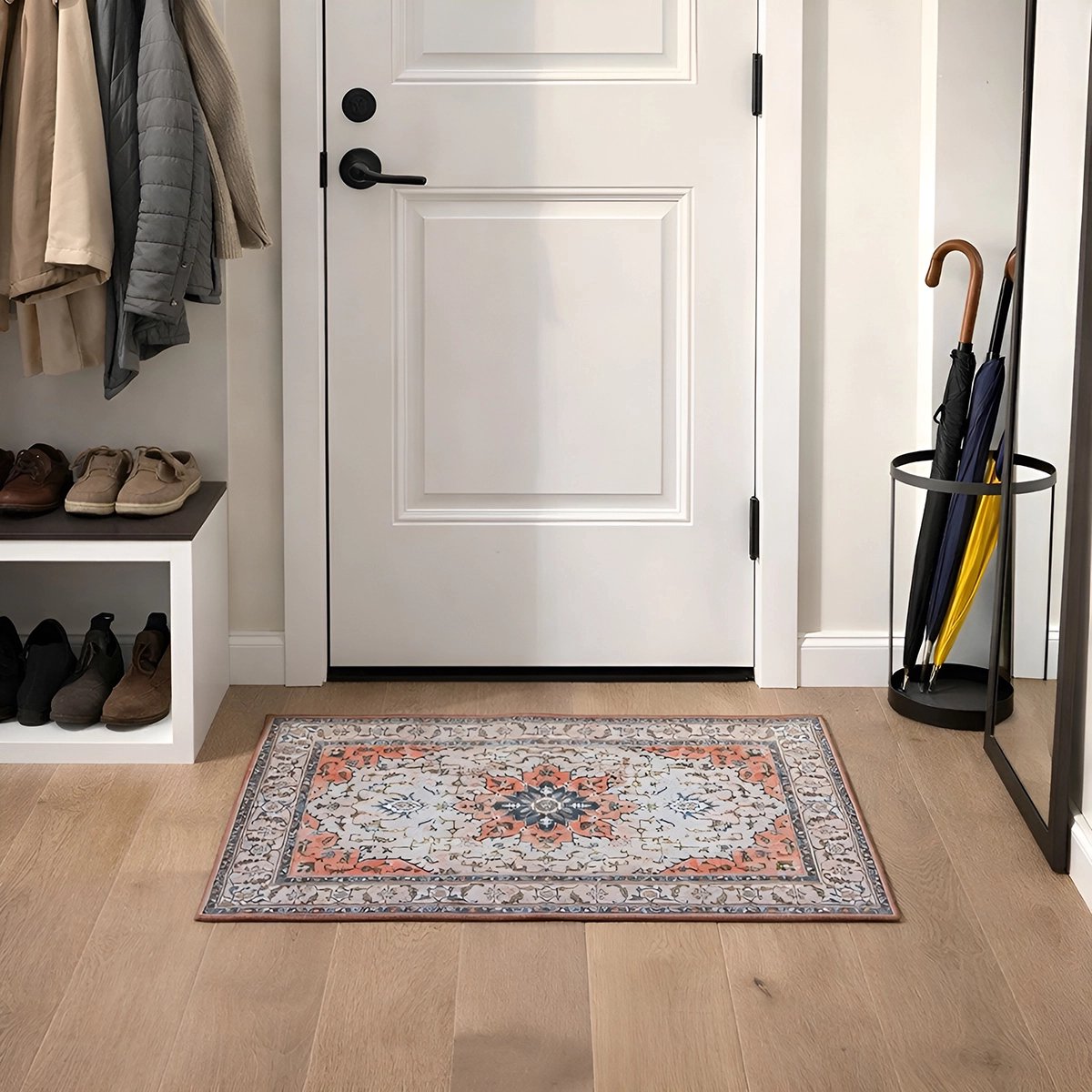 Lavandoux - Deurmat - Teheran - Beige en Terracotta - 50 x 80 cm