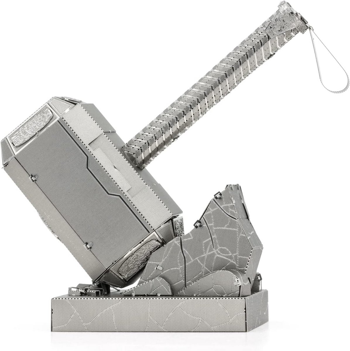 3D Metal Puzzel van Mjolnir Hamer, Knutselset met 2 Metalen Platen