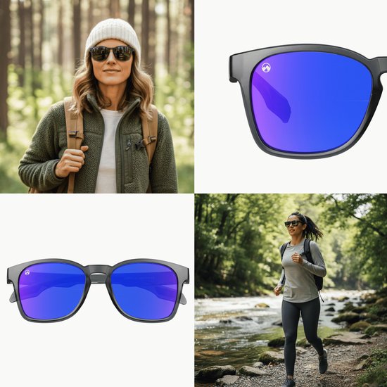 MowMow Vortex Zonnebril - Gepolariseerd - Heren - Dames - Grijs transparant frame van MowMow — afbeelding 5