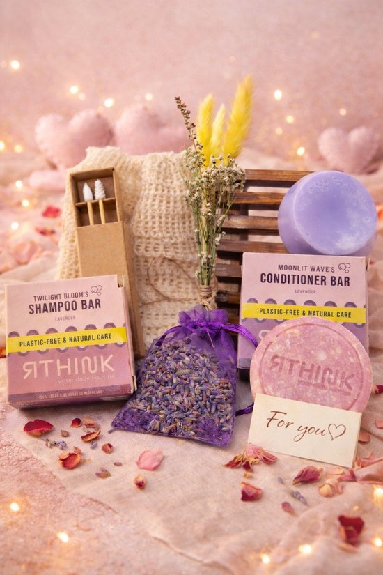 Aromatherapie & Zelfzorg Haarverzorgingscadeauset – Plastic‑Free Lavendel Set