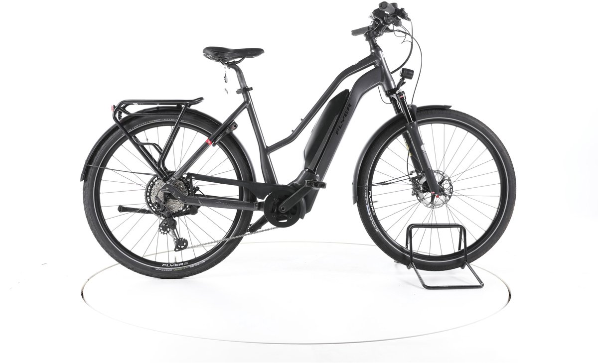 Flyer Upstreet5 7.70 Elektrische trekkingfiets Panasonic Accu 750Wh 28 zwart