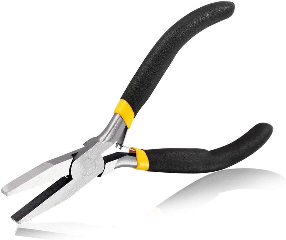 Mini Platte Neustang voor Sieraden Maken en Reparatie, 5 Inch Precisie Tang
