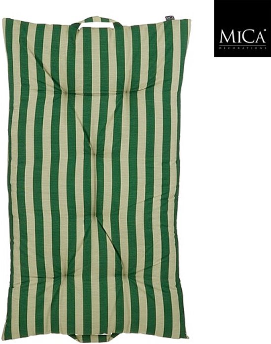 Bankkussen 110x45x8cm Viscose Binnen Buitenkussen Tuinkussen Zitkussen Crème