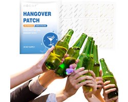 HODAF Anti Kater Pleister - Alcohol middel met vitaminen - 30 stuks