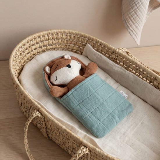 Giftbox 'Riva', Kraamcadeau, cadeau babyjongen, kraammand, slaapvriendje, tutdoek van BamBam — afbeelding 5