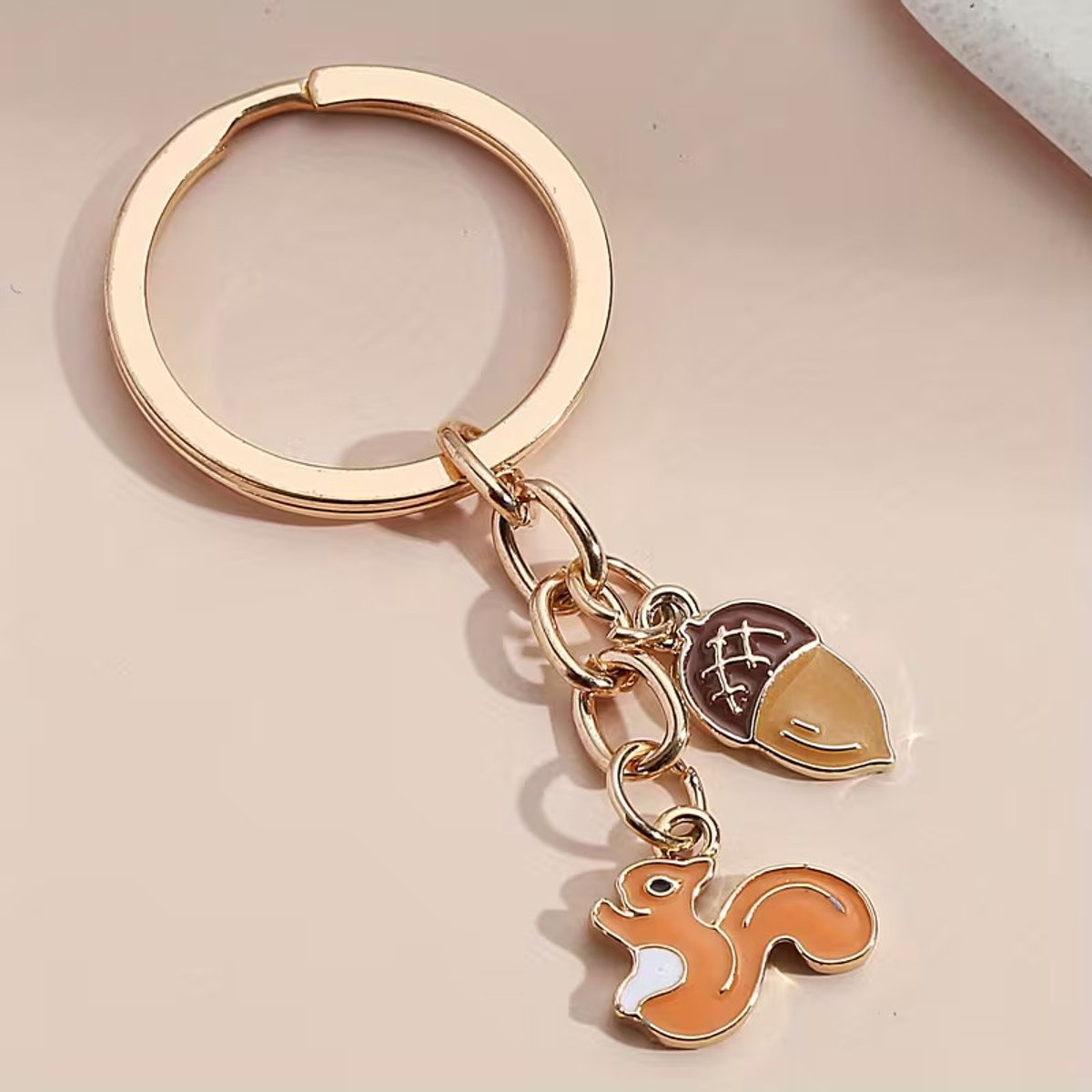 Majo - Eekhoorn sleutel hanger - schattige sleutelhanger