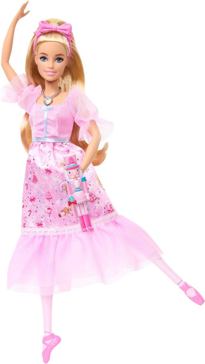 Barbie in De Notenkraker Clara Ballerina Pop - Met beweegbare enkels van Barbie — afbeelding 3