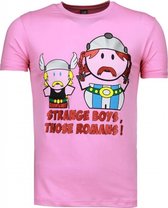 Local Fanatic Romans - T-shirt - Pink Romans - T-shirt - Gris T-shirt homme taille XL